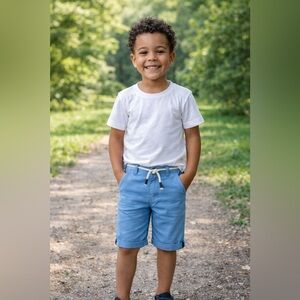 Jean Bourget NWT! Boys Chino Shorts - Ocean - Mini Ruby size 6a